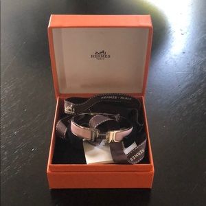 Hermes - Clic H Bracelet Pink/Silver Size PM (sm)